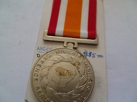nigeria defence sevice  medal 1967-70