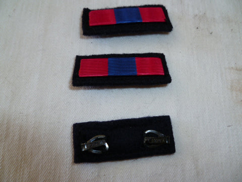 france 3 ribbons for ext service medal catches on back