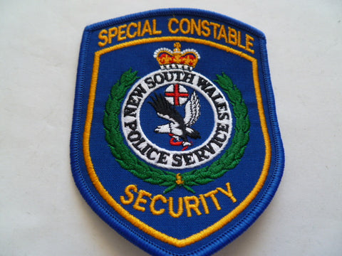 nsw  police old police services special constable security lt b