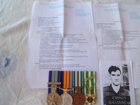 AUSTRALIA AASM BAR VIETNAM VIETNAM MEDAL NATIONAL SERVICE AND ST