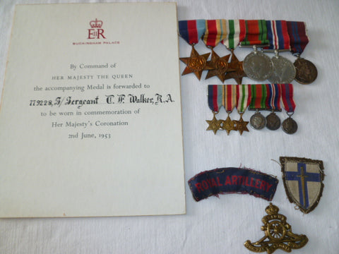 brit ww2 group of 6 with 53 coronation medal and certificate