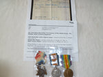brit ww1 trio 1914 star and bar west yorkshire POW