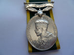 Efficiency medal gv bar india BRIT   A B  RAILWAY bn nef