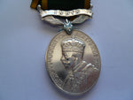 Efficiency medal gv bar india BRIT   M&S.milt RAILWAYS nef