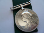 volunteer L/S medal vict  east india railway  nef