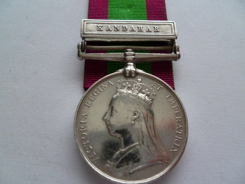 BRITISH AFGHANISTAN MEDAL  bar khandahar 17th bengal cav