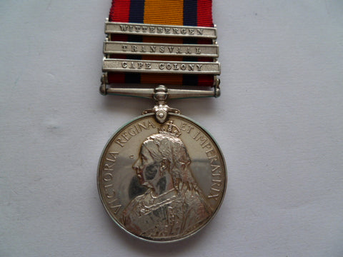 BRITISH QSA MEDAL 3 bars wiltshires