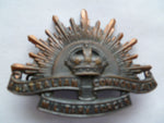 australia rising sun badge cap/hat u/m ww2
