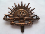 australia rising sun cap  badge ww1 w/slider  u/m