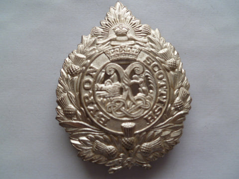 australia ww2 byron bay scottish batt cap/hat badge