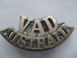 australia ww2 VAD shoulder title