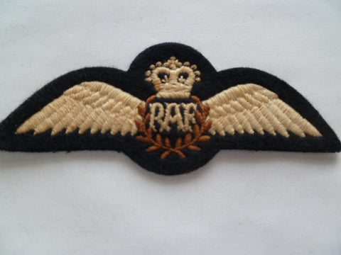 brit RAF queens crown pilots wing