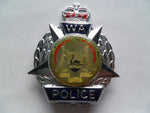 western australia police cap badge 1st type LATIN words