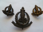 aust army 30-42 49th stanley regt set cap and collars blackened
