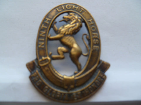 aust army 30-42  flinders 9th light horse   cap badge