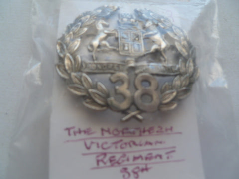 aust army   38th northern victorian regt   cap badge 45mm