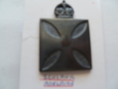 aust army 30-42 chaplains cap badge schlank adelaide  blackened