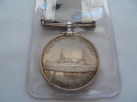 hms new zealand medal on ribbon bar real nice  and rare