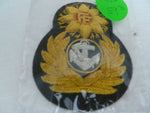 irish navy cpo cap bullion badge as new cond