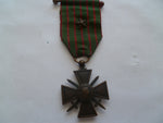 french croix de guerre 1914/15 with star and boulles