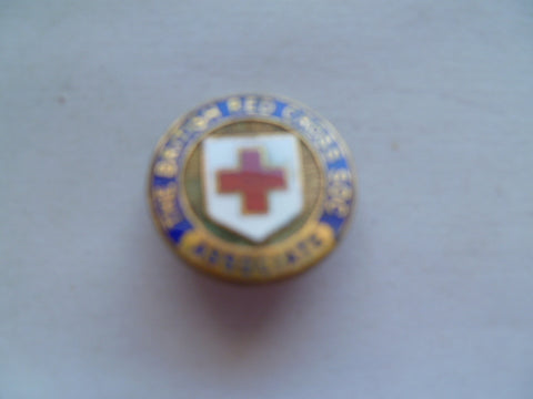brit red cross badge  associate blue  type 20mm m/m