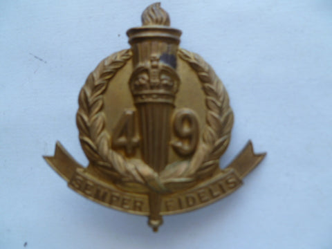 aust 30/42 army cap badge 49th exc