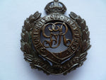 brit  engineers OFFICERS bronze cap badge jr gaunt
