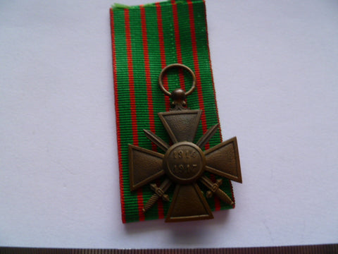 france croix de guerre 1914-17 full size ex cond