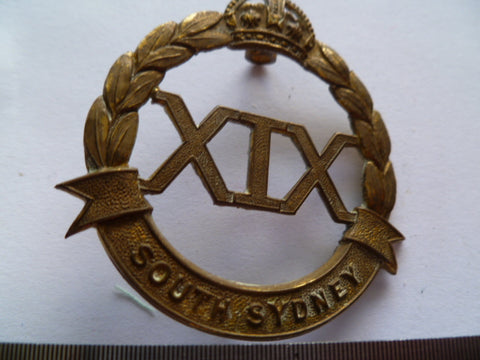 australia 19 th batt south sydney cap badge