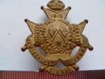 NZ signal corp old type Brass cap badge