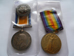 brit ww1 pair and wound badge RAF