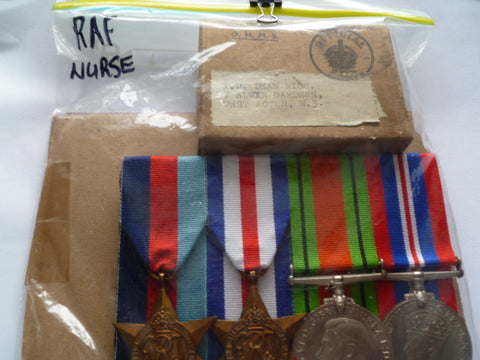 brit RAF nurse group of 4 miss id dean