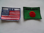un flags somalia etc 2 different in country made