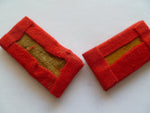 german ww2 collar tabs pair parade  flak