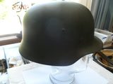 german ww2 helmet army green with decals