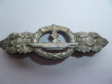 german ww2 k/marine badge u/boat silver combat clasp m/m peekhaus