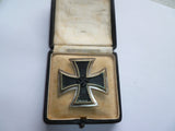 german ww2  iron cross 1st class in case m/m L59