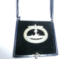 german ww2 U boat badge m/m gwl in older case