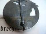 german ww2 blockade runner badge m/m  with certificate 1942