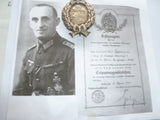german ww1 tank crew badge no maker has blow hole under catch