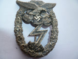 german ww2 luftwaffe flak badge no m/m nice old badge