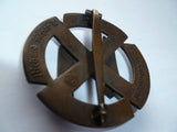 german ww2 SS proficiency badge in bronze m/m all over back