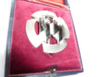 german ww2 cased SS proficiency badge in silver no maker