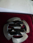 german ww2 cased SS proficiency badge in silver no maker