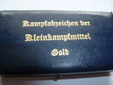 german ww2 kreigsmarine diver/battle combat claspin GOLD m/m junker later case