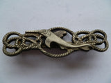 german ww2 kreigsmarine silver  frog/divers clasp m/m c e junker