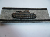 german ww2 army tank assault arm badge bronze
