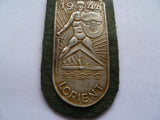 german ww2 army lorient arm shield nice backing