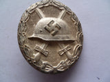 german ww2 silver wound badge maker #63 franz klast and son gablonz