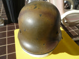 german ww2 waffen ss helmet camouflaged med size liner